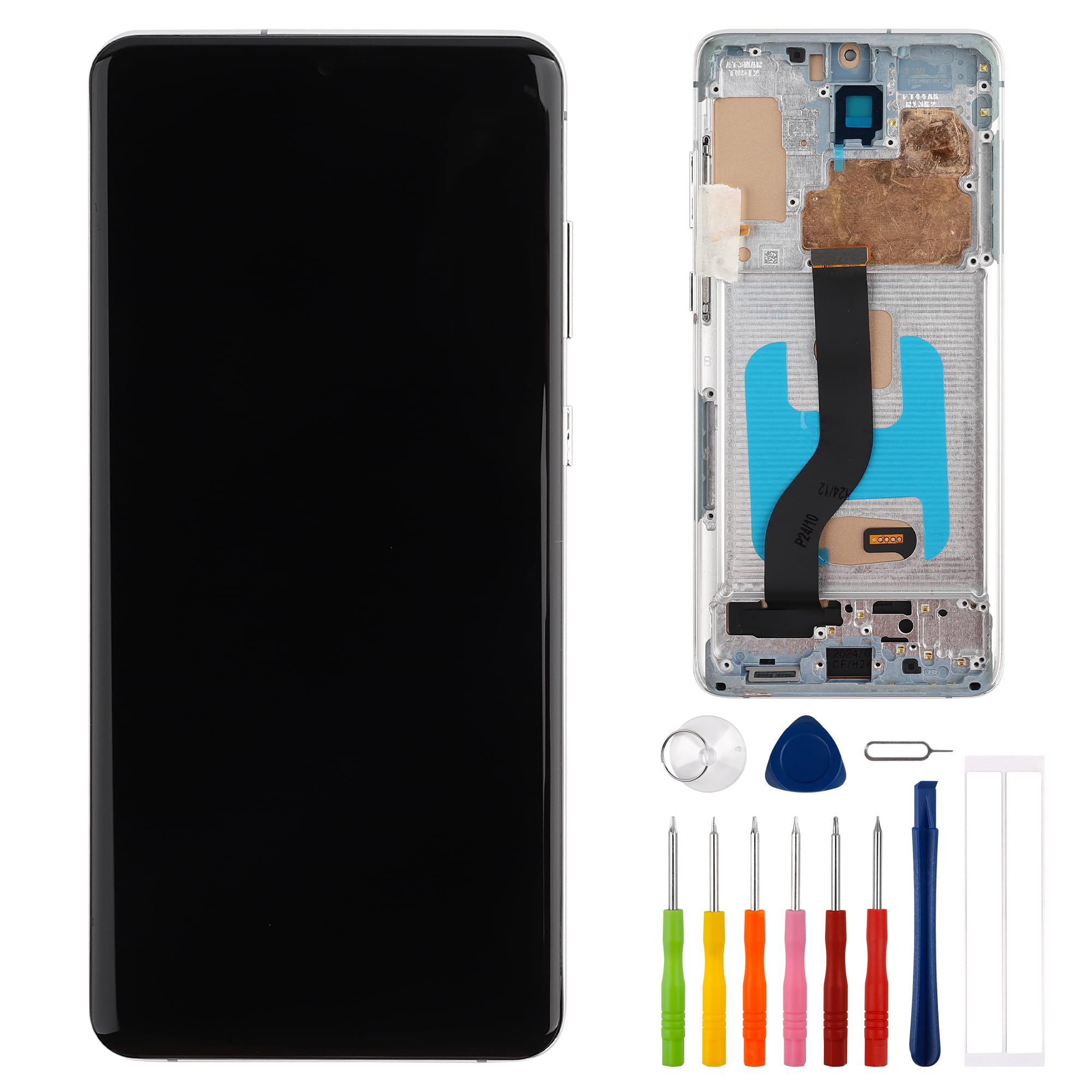 Réparer écran Samsung S20 Plus tactile LCD cassé avec châssis 6,7" - 8