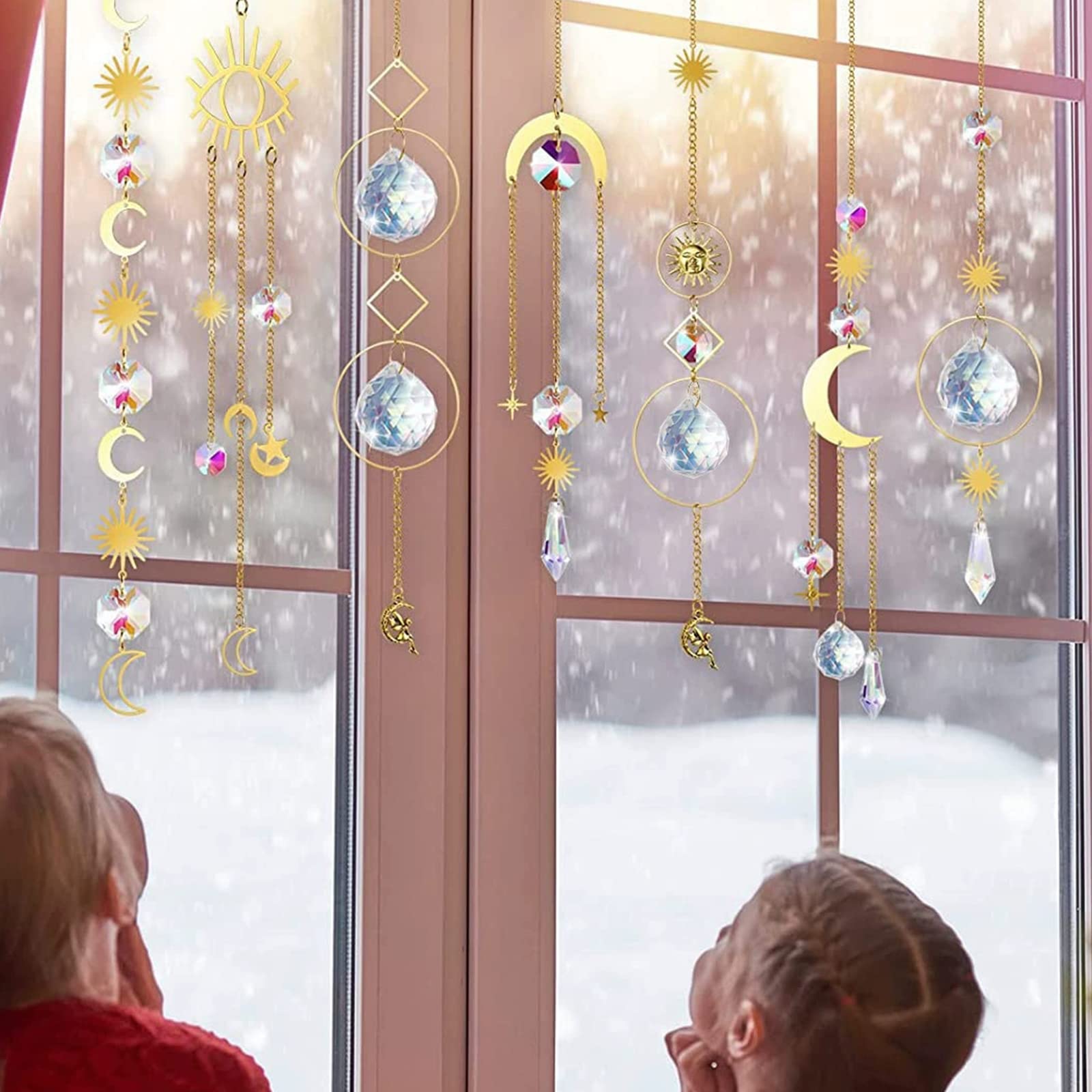 ✨クリスタル シャワー✨窓とスタンドに2wayのサンキャッチャー