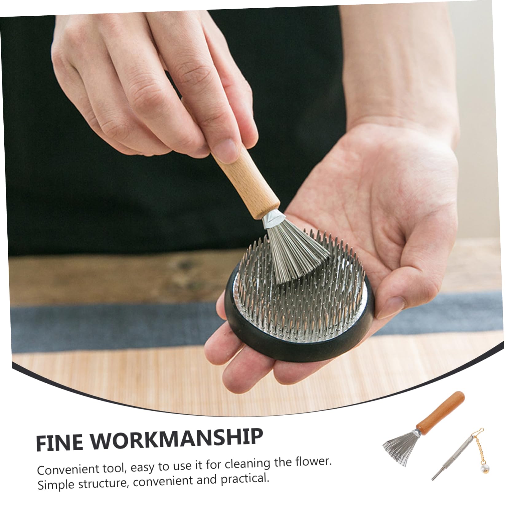 Yardwe Practical Flower Cleaner Plants for Flower Arrangers Straighter Rake Rectifier Kit