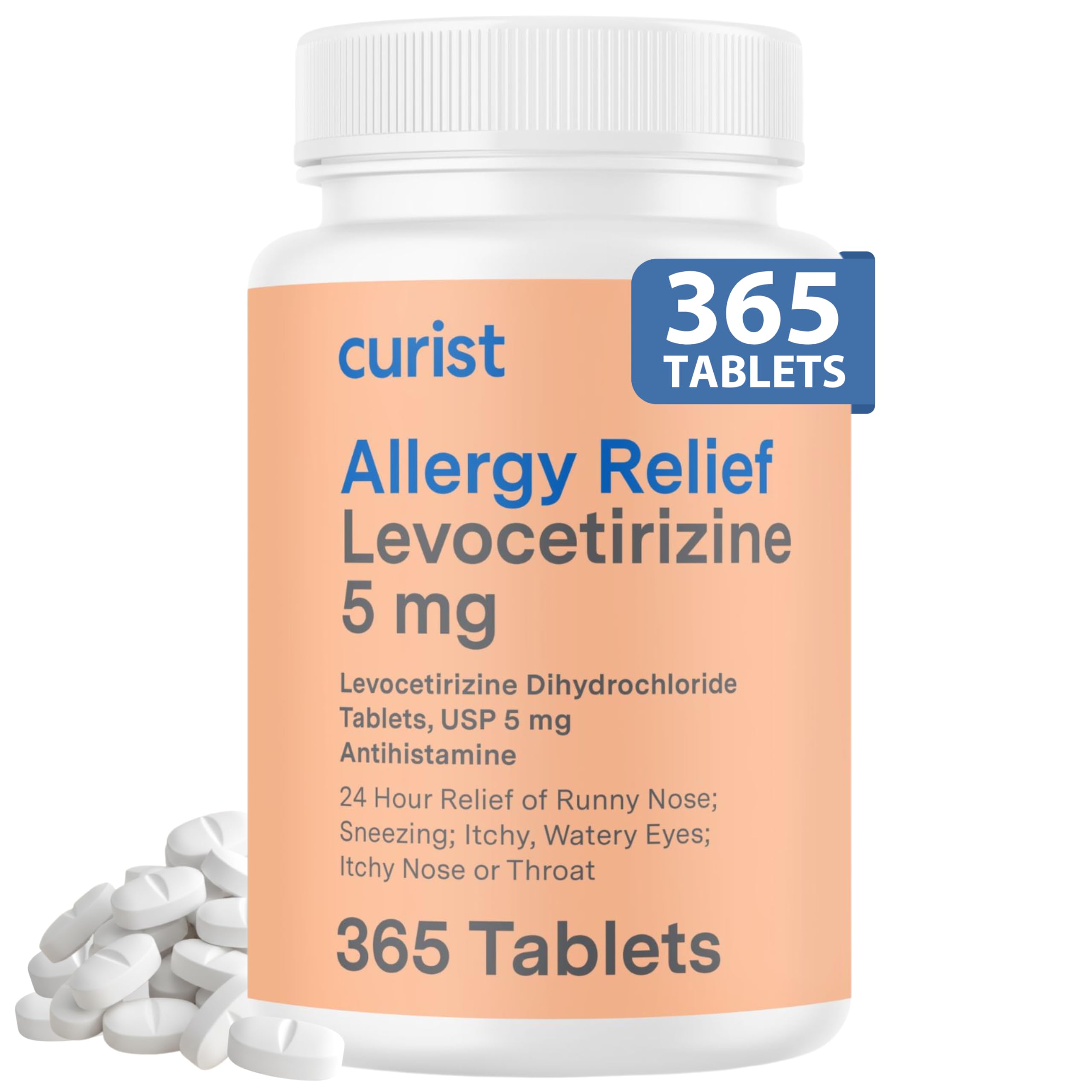 Curist Levocetirizine 5 mg 365 count