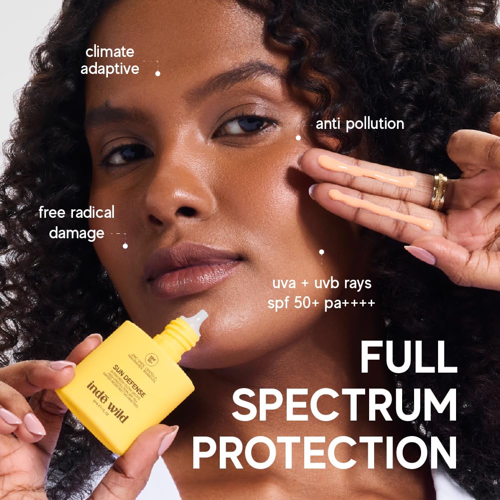 indē wild Sun Defense Mineral Sunscreen SPF 50+ Glow Drops PA++++ thumbnail 3