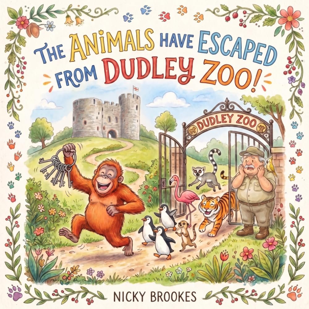 The Animals Have Escaped From Dudley Zoo: A Fun Rhyming Adventure in the Black Country featuring Stourbridge, Tipton, Netherton.
