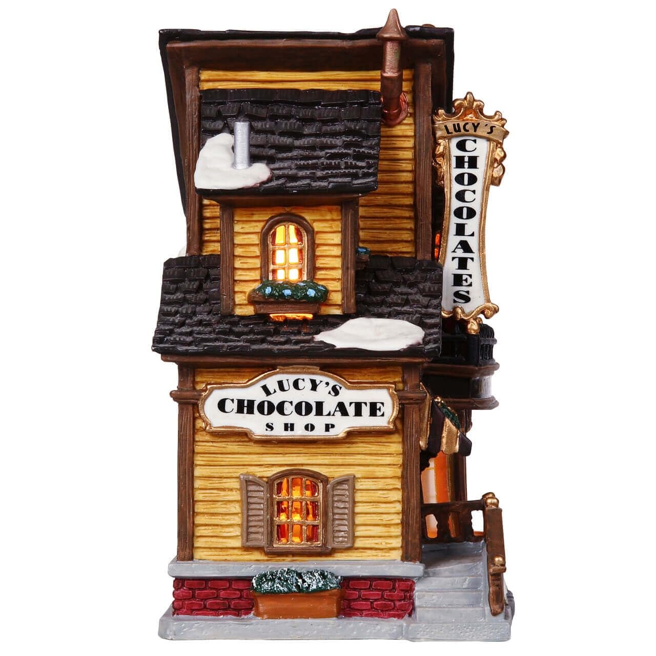 Lemax : Lucy's Chocolate Shop : Porcelaine H13.50cm