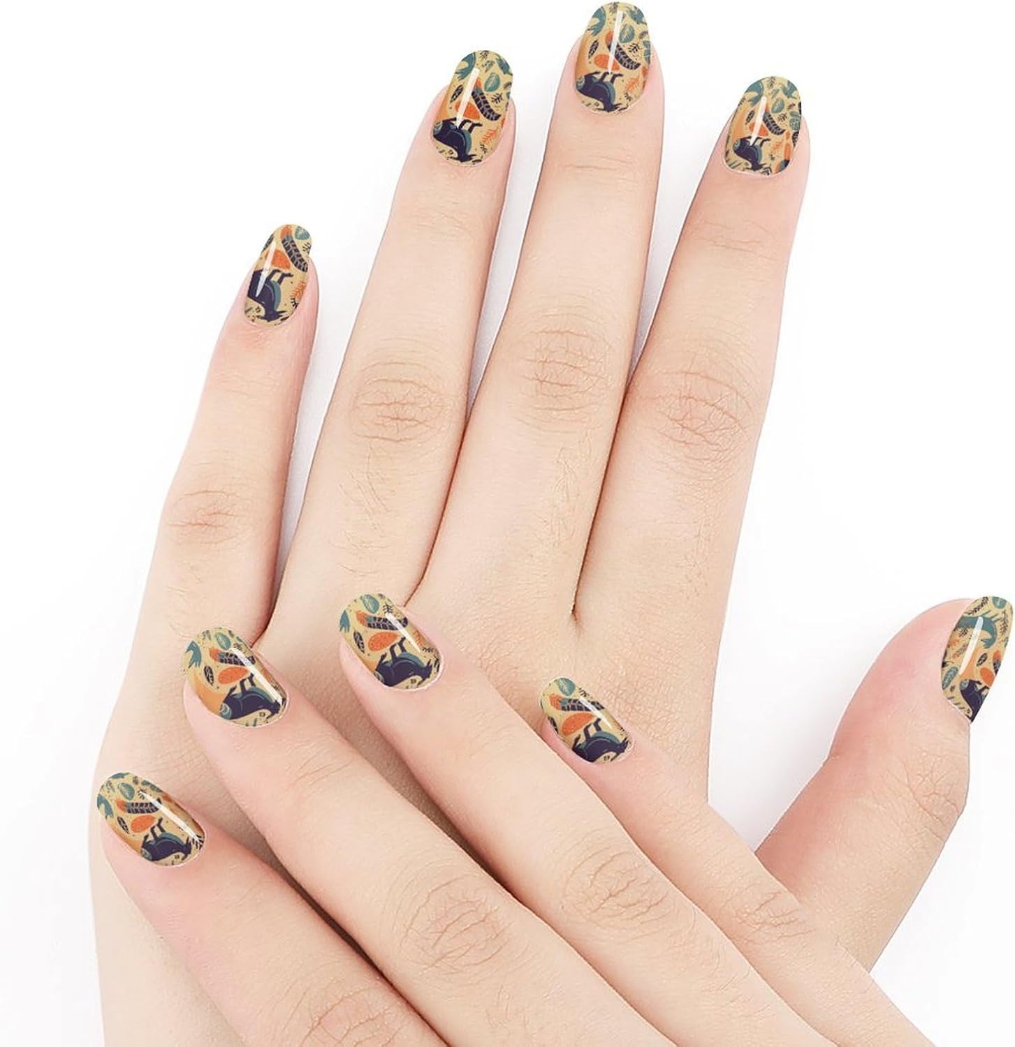 Nail Strips Bundle Full Wrap Long Lasting Nail Polish Strips Easy Application and Removal Salon Quality Self Adhesive Art Stickers for Women Gifts