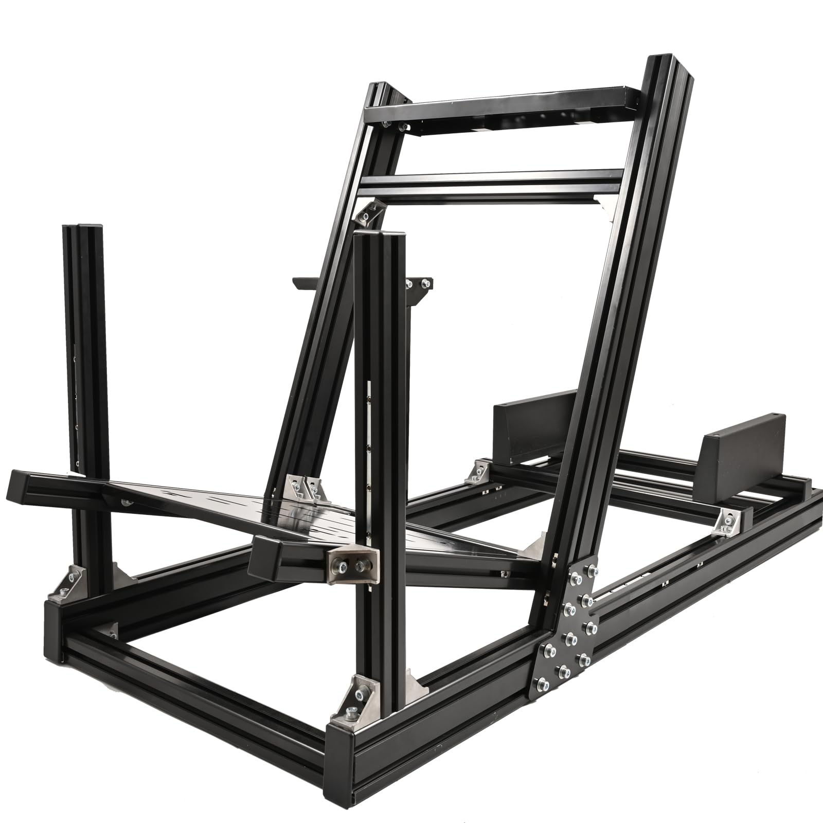 Anman G920 Rock-Firm Racing Simulator Cockpit Fit for Logitech G29 G923,Thrustmaster T300RS T150S TX, Fanatec,PC,PS4 Steering Wheel Stand race car seat Without Steering Wheel Shifter Pedal