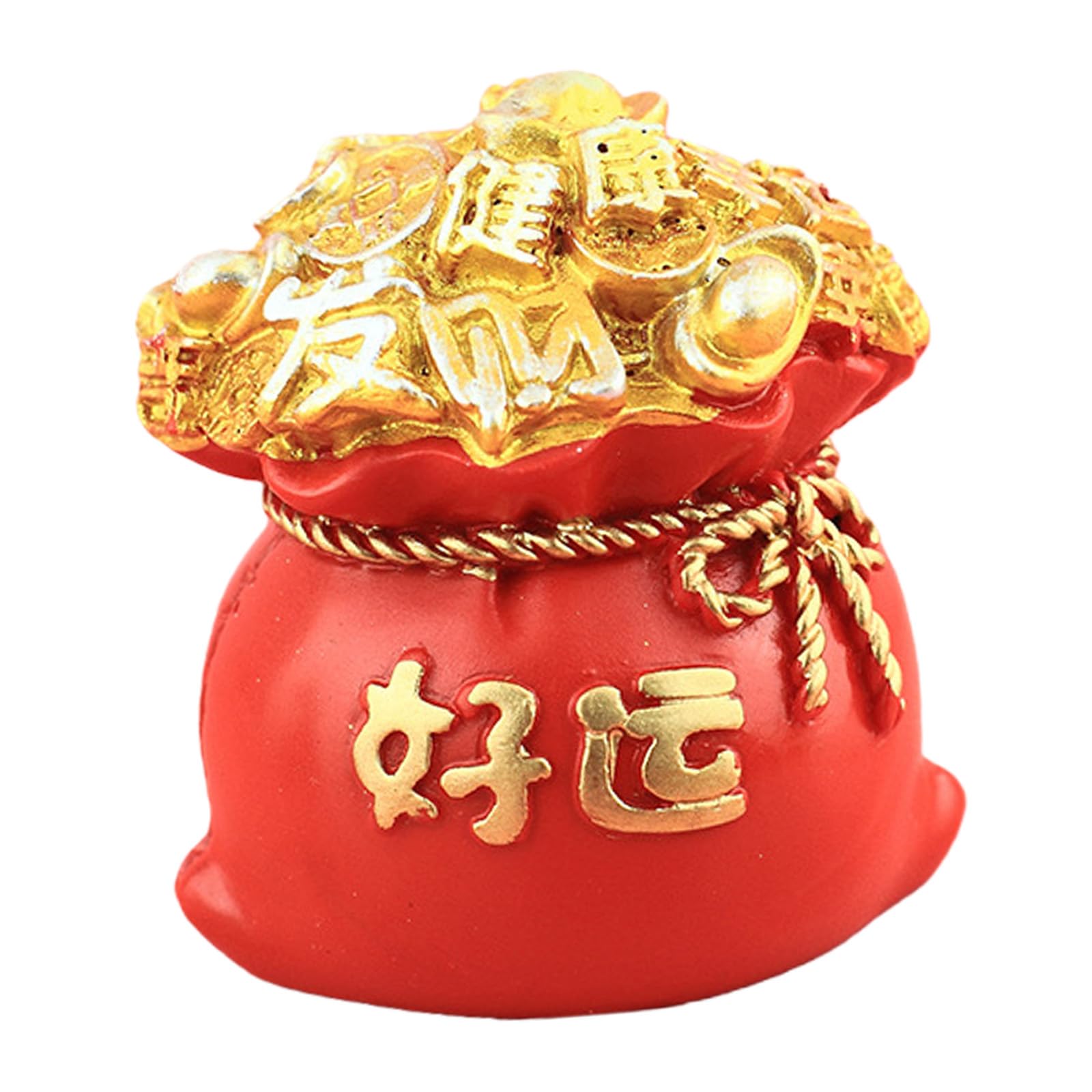 Money Tree Statues Fengshui Desktop Decoration for Wealth and Good Luck Blessing Bag Figurines Sculptures Ornament Resin Money Tree Statue