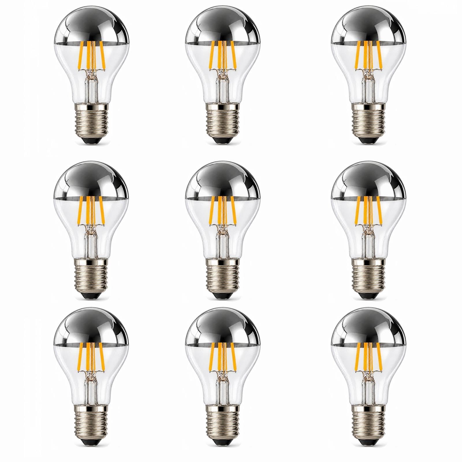 Bombilla Filamento LED E27, A60 4W 220lm, 6000K Luz Fría, No Regulable