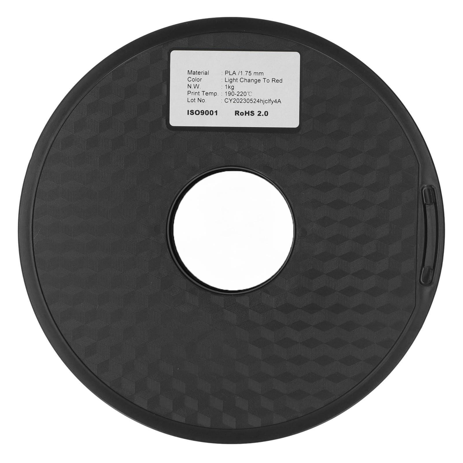 Filament do drukarki 3D 1,75 mm fotochromowy czerwony starannie nawinięty materiał PLA Materiały eksploatacyjne do druku 3D