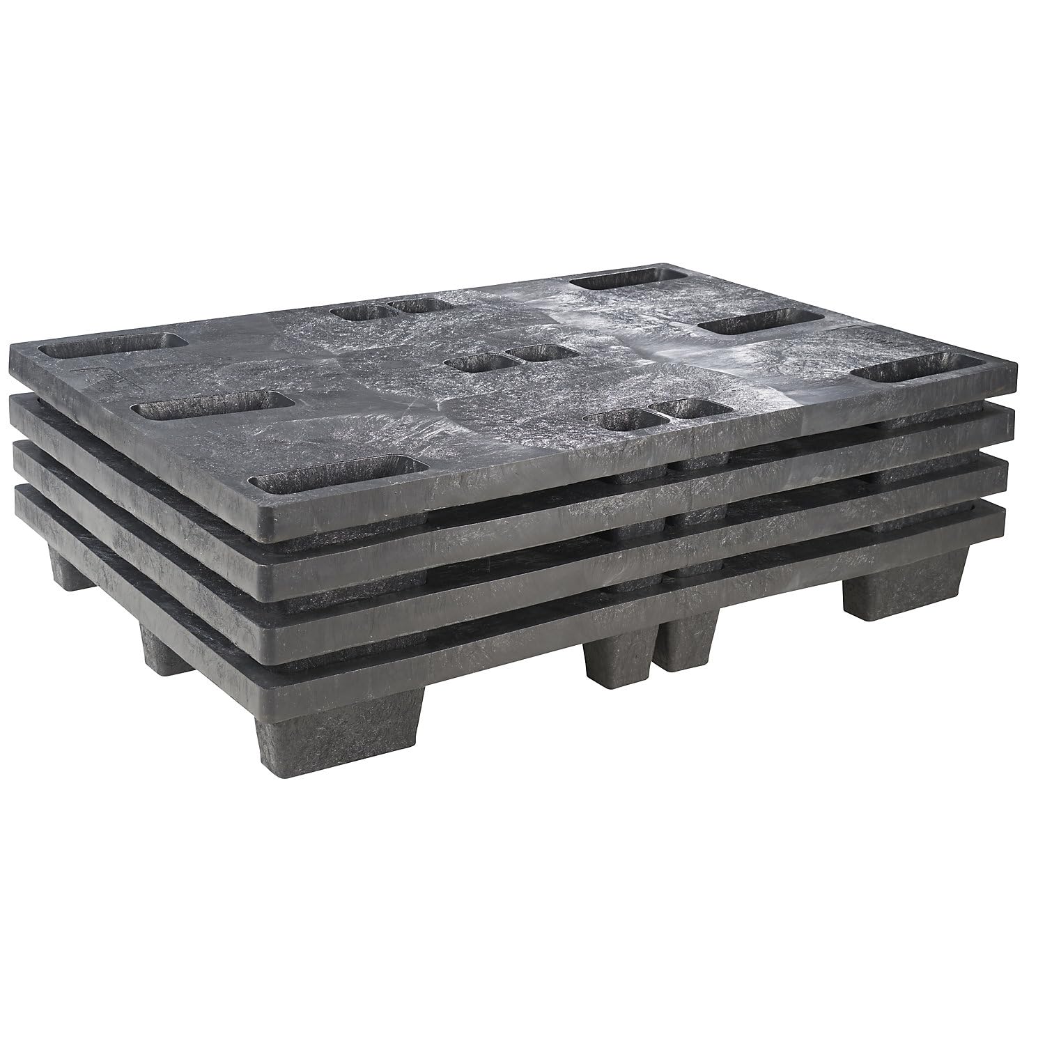 Cuatro vías apilables de palé – Carga dinámico 1200 kg – lxan 1200 X 800 Mm – Contenedor palé Exportación palé la Industria palé plástico palé plástico Dimensiones Almacenamiento palé ligero apilable palé palé palé de plástico palé