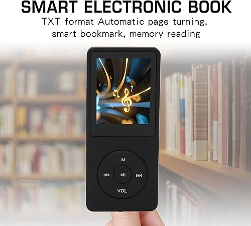 Miniatura 5 de Joyzan Reproductor de MP3, música portátil MP4 construido 8 GB con auriculares, altavoz, reproducción de video, radio FM, grabadora de voz, lector