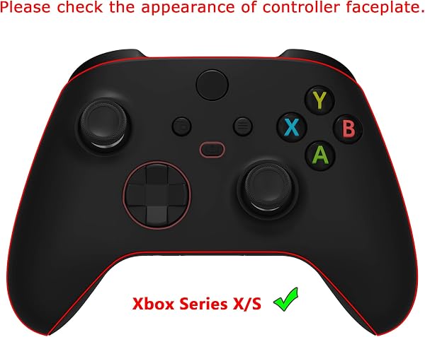 eXtremeRate Cover Custodia Ricambio per Xbox Series X S Controller Scocca Copertura Anteriore Shell DIY Ricambio per Xbox Series X S Joystick Model 1914(Bianco) - 2