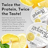 Vista 6 de Gelateína ProSource Plus Limón: 0.71 oz de proteína. Ideal para dietas líquidas claras, dificultades para tragar, diálisis y oncología. Gran