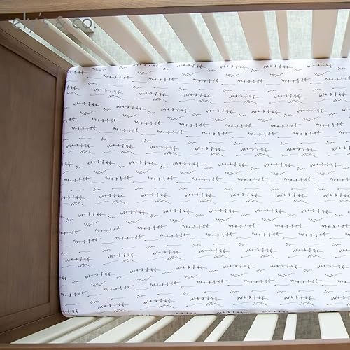 Miniatura 7 de Pack and Play - Juego de 2 sábanas ajustadas con 100% algodón de jersey, sábanas de colchón Pack N Play para niños y niñas, artículos esenciales