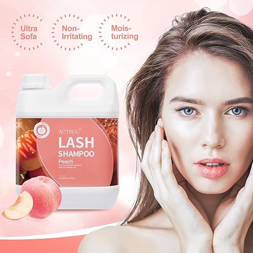 Miniatura 11 de Limpiador de extensiones de pestañas Aloe 1L Natural Lash Extension Shampoo Professional Eyelid Foaming Cleanser Parabenos & Sulfate Free