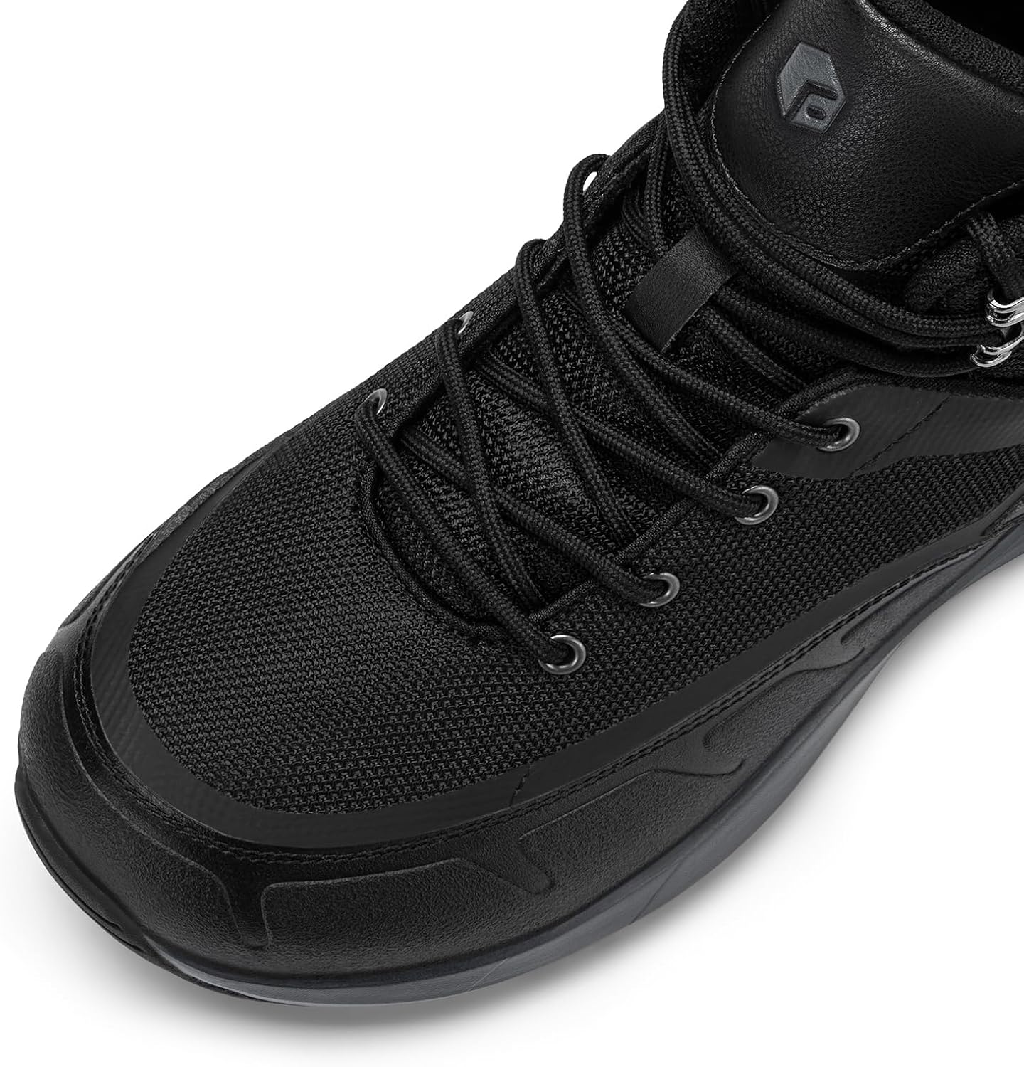 FitVille Wide Mens Boots, Orthopedic Extra Wide Men's Hiking Boots Mid Height Boots Outdoor Trekking Backpack Shoes for Men, Arch Support & Shock-Absorbing, Durable Upper