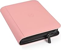 Vista 8 de Carpeta de Tarjetas de 4 Bolsillos con Cremallera, Libro Portatarjetas de 288 Bolsillos, Carpeta con Cremallera de Cubierta de PU Premium, Carpeta