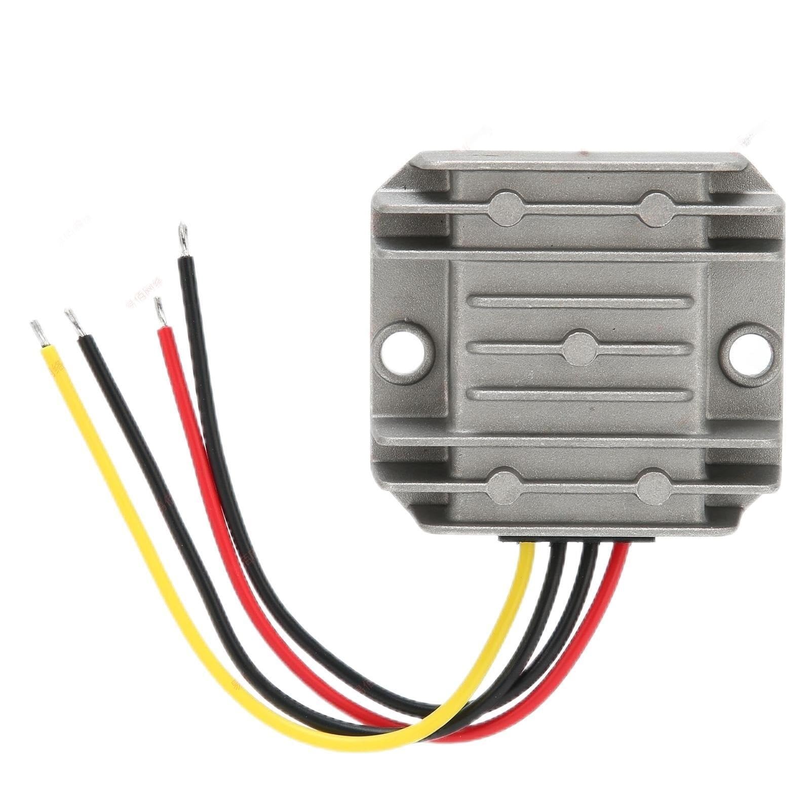 MQXFCZUX DC-DC 24V to 19V 10A Step-Down 36V 48V to 19V 10A Voltage Regulator 190W car Laptop Power Supply 19V DC Converter(36V48V to 19V 5A)