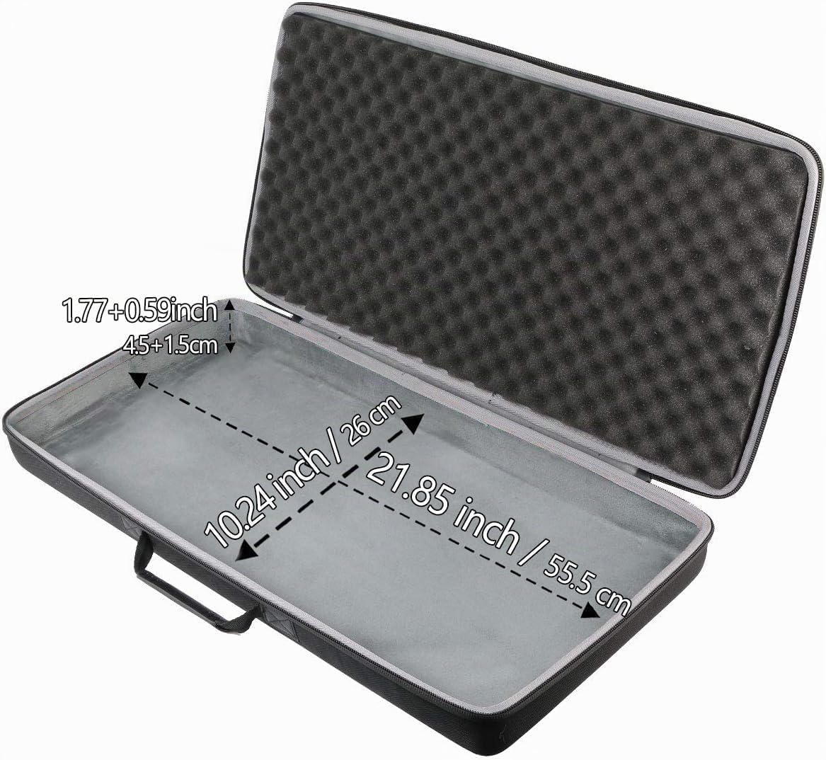 co2CREA Dur Étui de Voyage Rigide Housse Cas pour Numark Mixtrack Pro 3 / Numark Mixtrack Platinum FX/Numark Mixtrack Pro FX Contrôleur（boîte Seule）