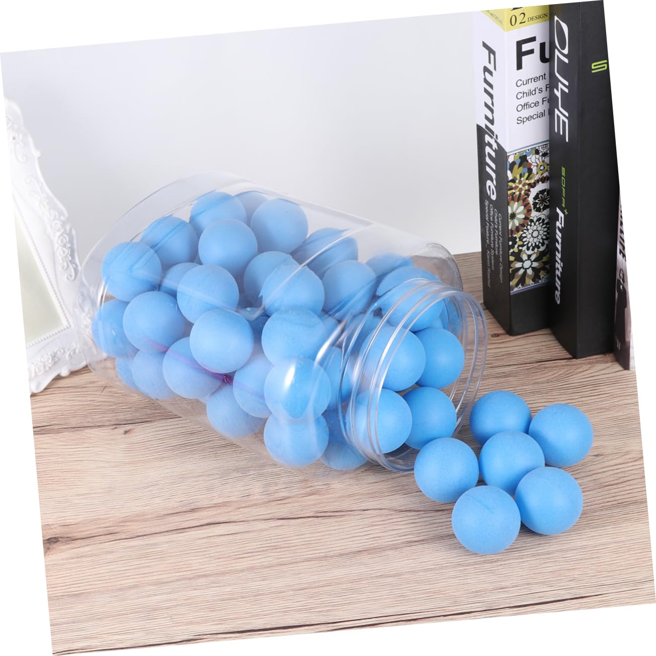 HANABASS Palline da Pong Palline da Tennis Palline da Pong Professionali Jumbo Sport Pong Galleggiante Palline Rosse Palline da Pong Sfuse Rosso
