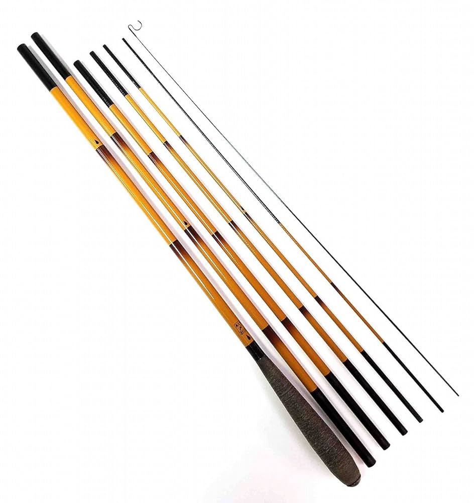 竿喜 渓流和竿 6本継 3.5m