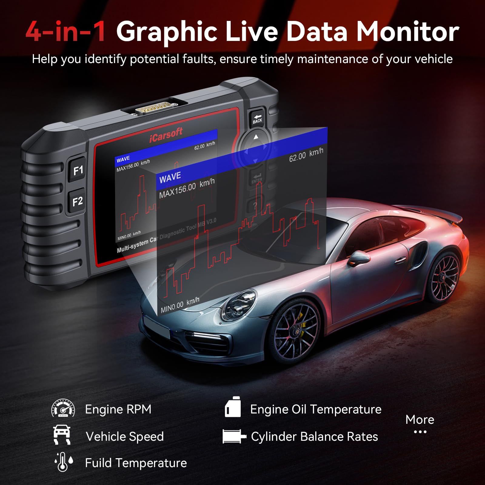 Amazon.co.jp: iCarsoft MB V3.0 双方向診断ツール メルセデスベンツ