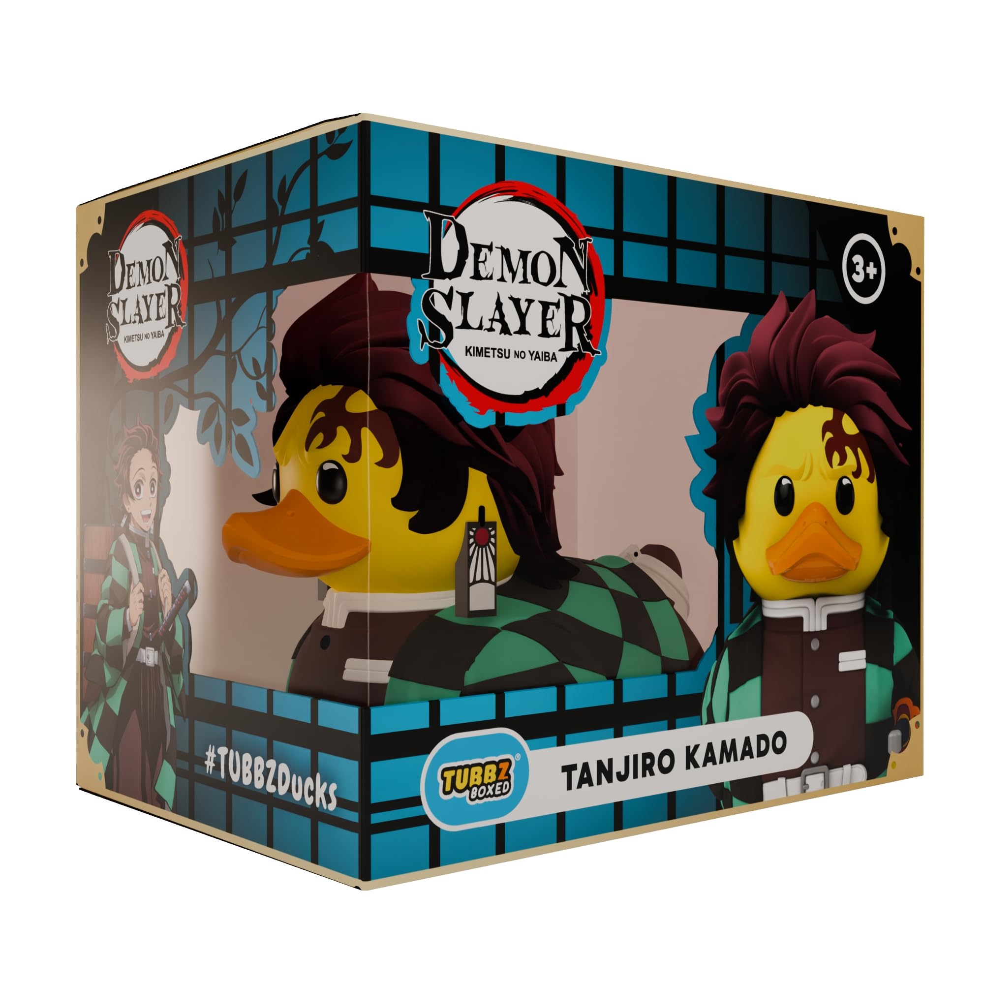 TUBBZ Demon Slayer Tanjiro Rubber Duck Anime Merch Collectable Toys 8cm
