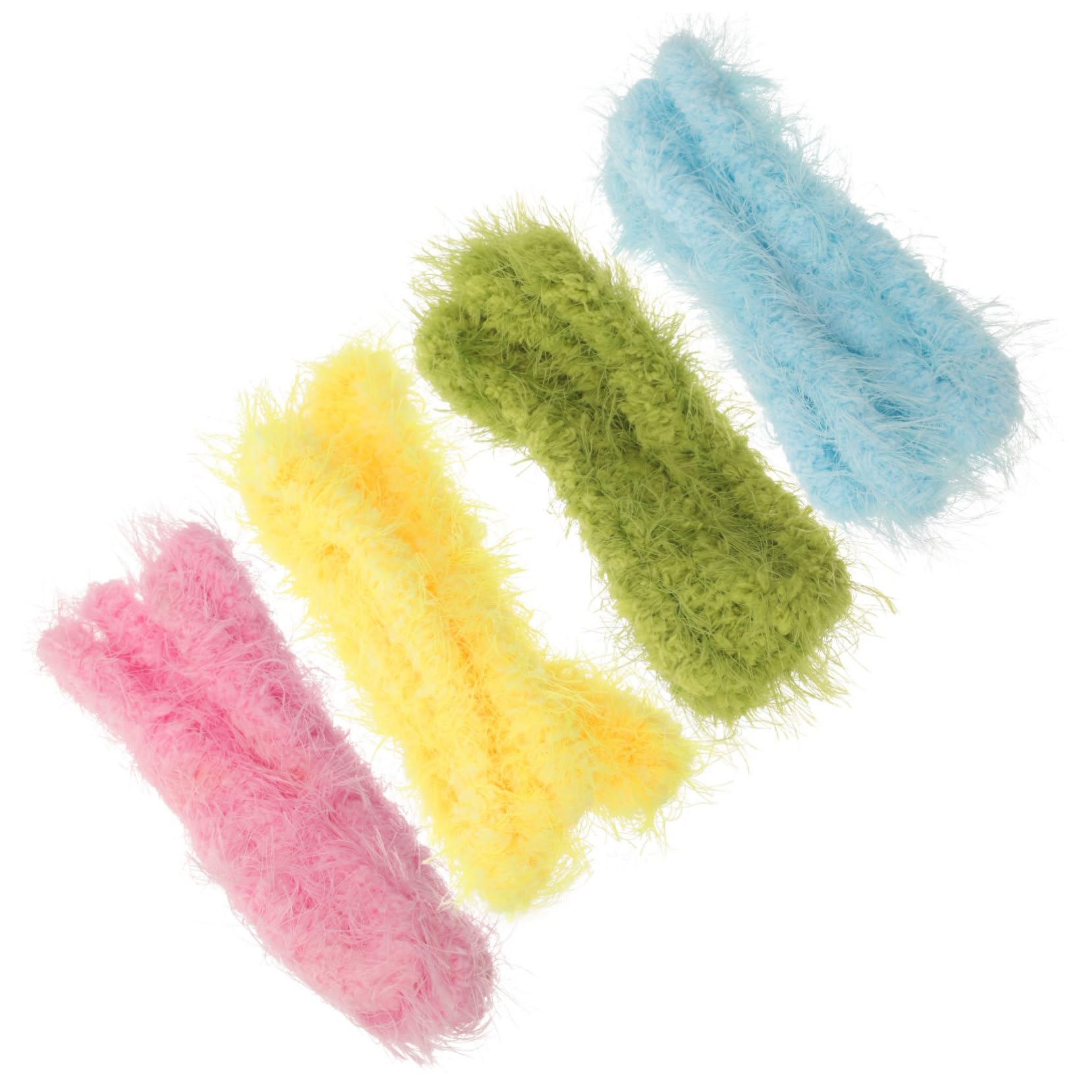 STOBOK 3 Set Di Forniture Per Artigianato Detergenti Steli Di Ciniglia Bacchette Intrecciate Soffici Creatività Immaginazione 4 Pezzi * 3