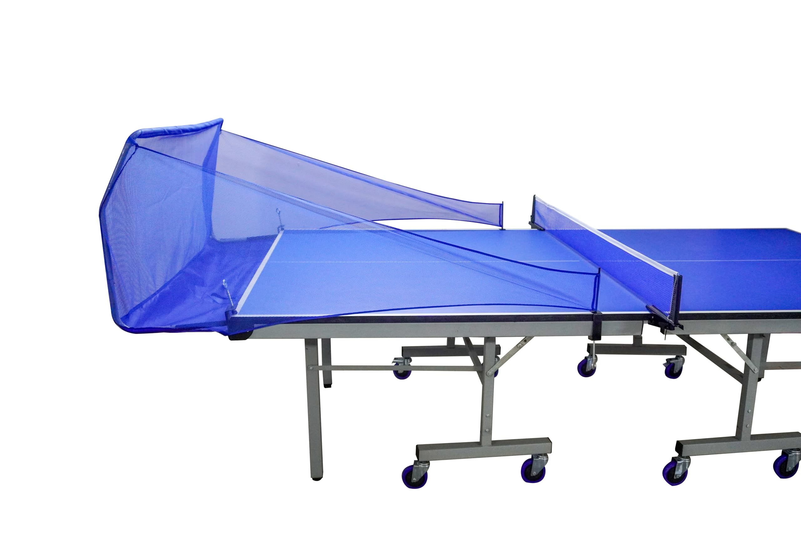 FLICK Table Tennis Ball Collecting Net: Gather Balls Effortlessly During Practice for Seamless Training Sessions- Blue-image-25