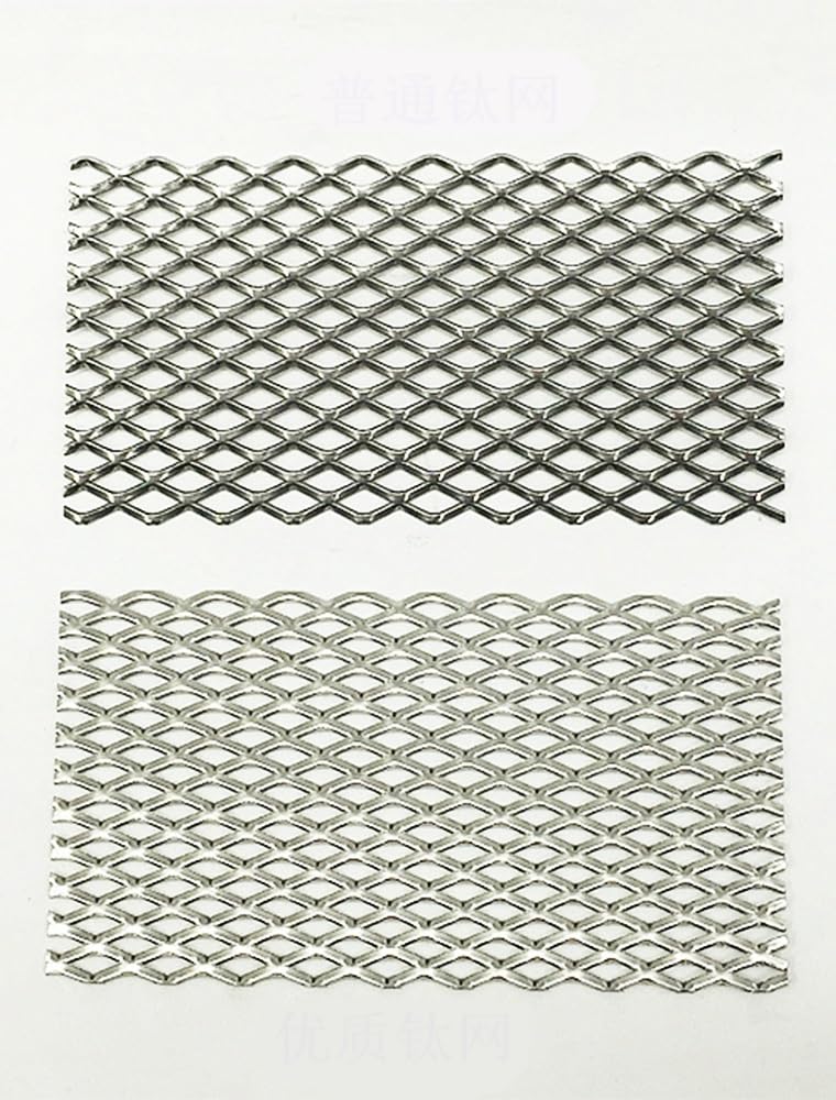 Titan Mesh Galvanik Elektrode Gold und Silber Schmuck Anode Platte Metall Metall(5cm x 13cm)