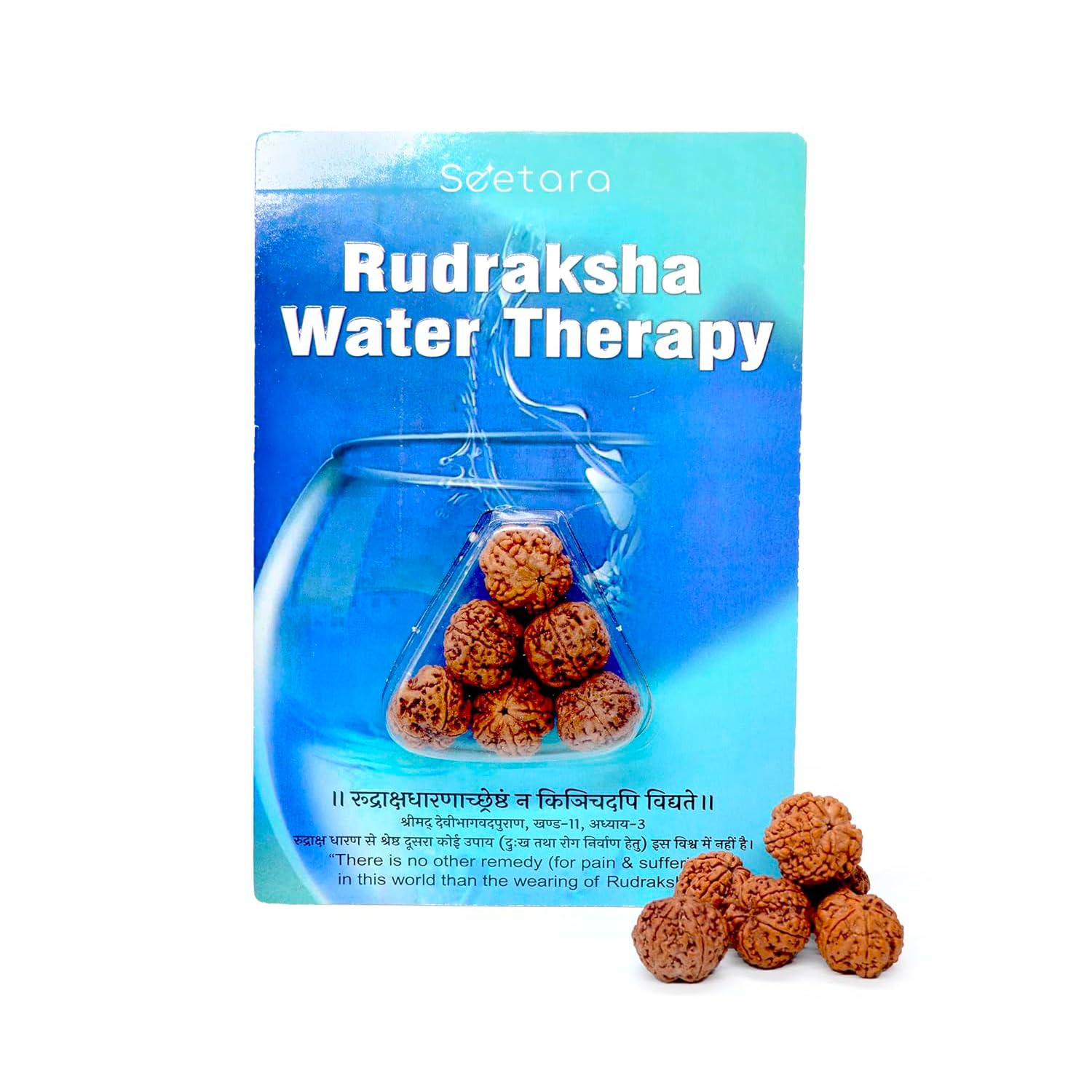 Seetara Rudraksha Water Therapy 5 Panch Mukhi, Everyday Water Therapy for Power & Detox, Original (Set of 5) Rudraksha Certified Himalayan Beads (B0C8Y7564Y) Amazon Price History, Amazon Price Tracker