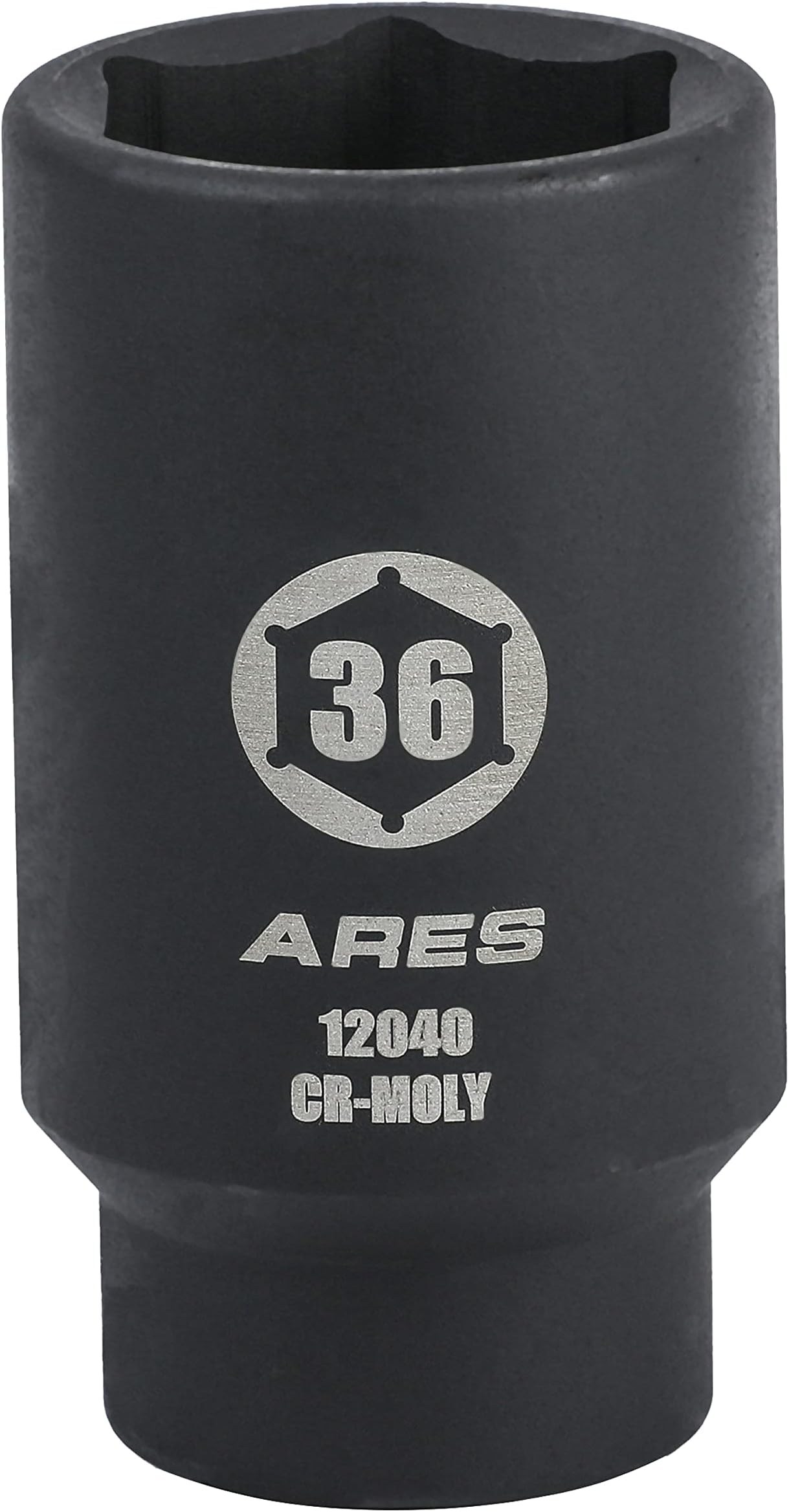 Laser 4672 Impact Socket – 36 Mm, 1" Antrieb, Chrom-Molybdän – Für Schlagschrauber & Grobe Arbeiten