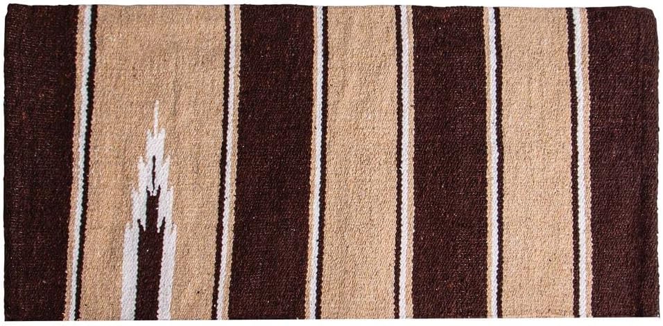 Dura-Tech Western Navajo Saddle Blanket for Horses 32x34 | Vibrant Navajo Design | Ideal Over Protective Pad | Lightweight | Low Bulk | Machine Washable