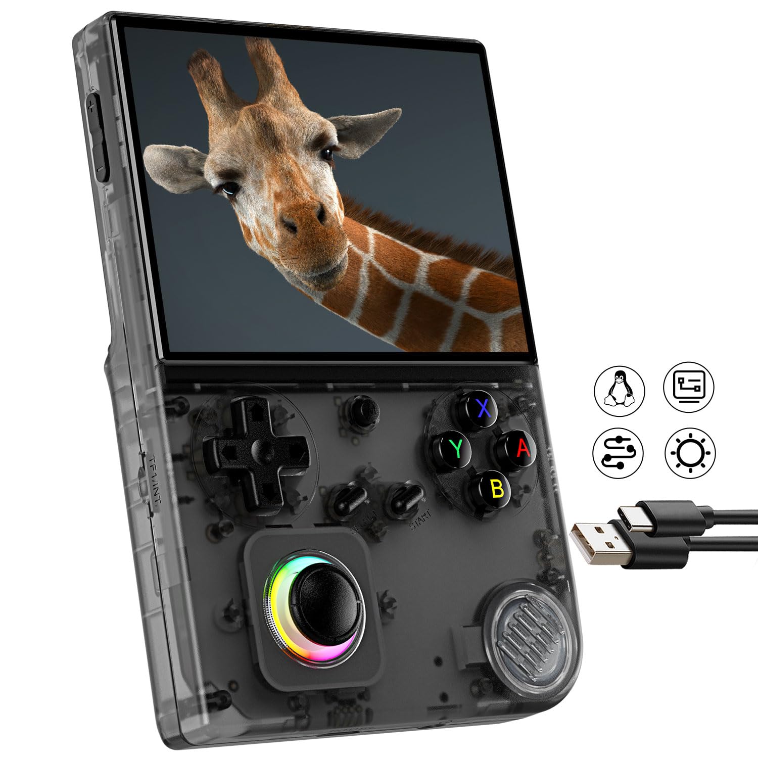 Amazon | Anbernic RG40XXV携帯型ゲーム機Linuxシステム4インチIPSフル