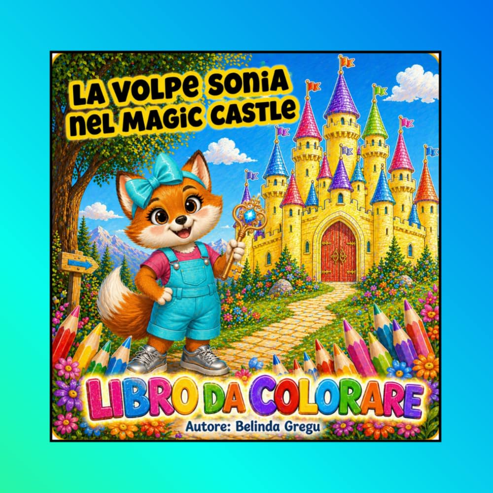 La Volpe Sonia nel magic castle: Libro da colorare (Le avventure della Volpe Sonia)