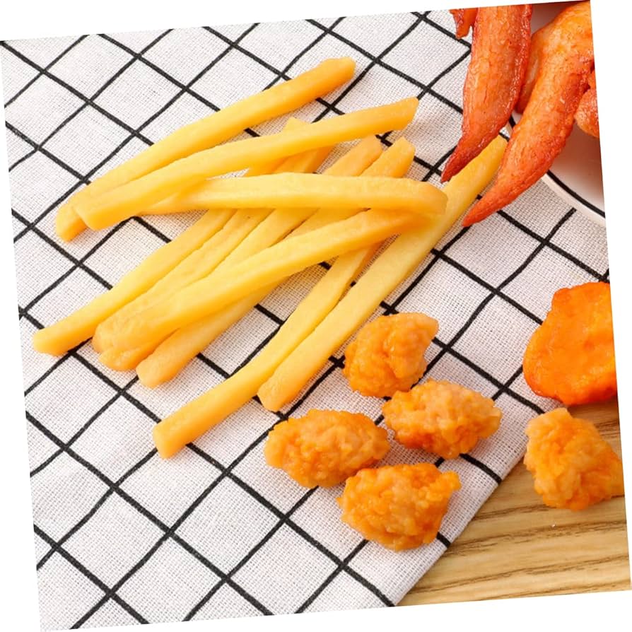 Amazon.co.jp: Vaguelly 15個フェイクフード フライドポテト