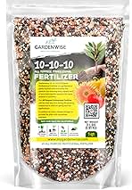 10-10-10 Plant Fertilizer Slow Release - 10 10 10 All Purpose Granular Garden Fertilizer for Vegetables, Tomato, Arborvitae, Shrubs, Rose, Flowers, Fruit, Fig Trees (1 Quart)