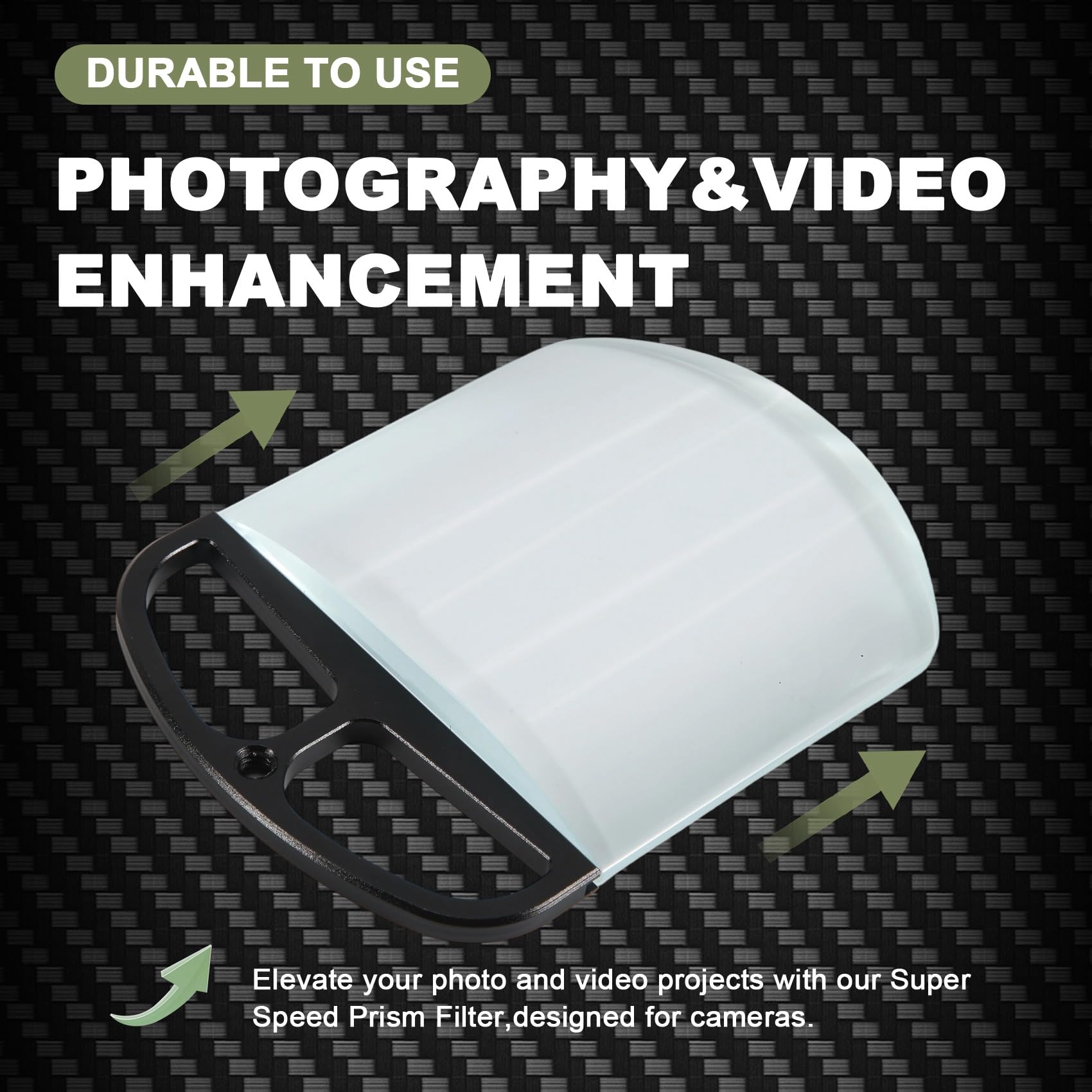 Filtre Prismatique Super Vitesse pour Photographie & Vidéo Ghost Effets Spéciaux Filtre de Lentille D'Amélioration de Haute Clarté 100mm