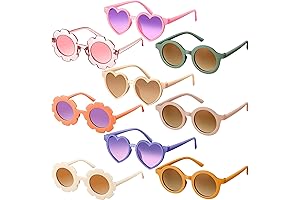 9 Pairs Toddler Girl Sunglasses Age 2