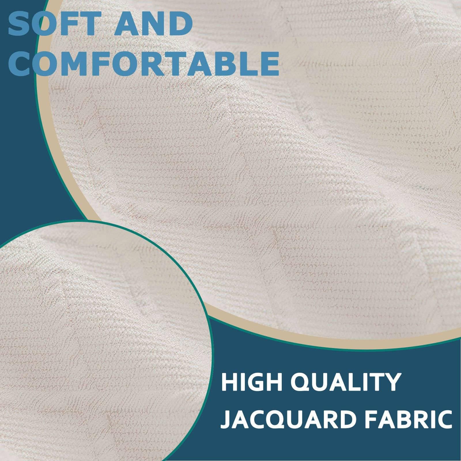 Set 4 Coprisgabelli Da Bar Elasticizzati In Jacquard | Antiscivolo Con Cordino | Per Sgabelli Da Cucina E Sala Da Pranzo | Colore Borgogna - 2