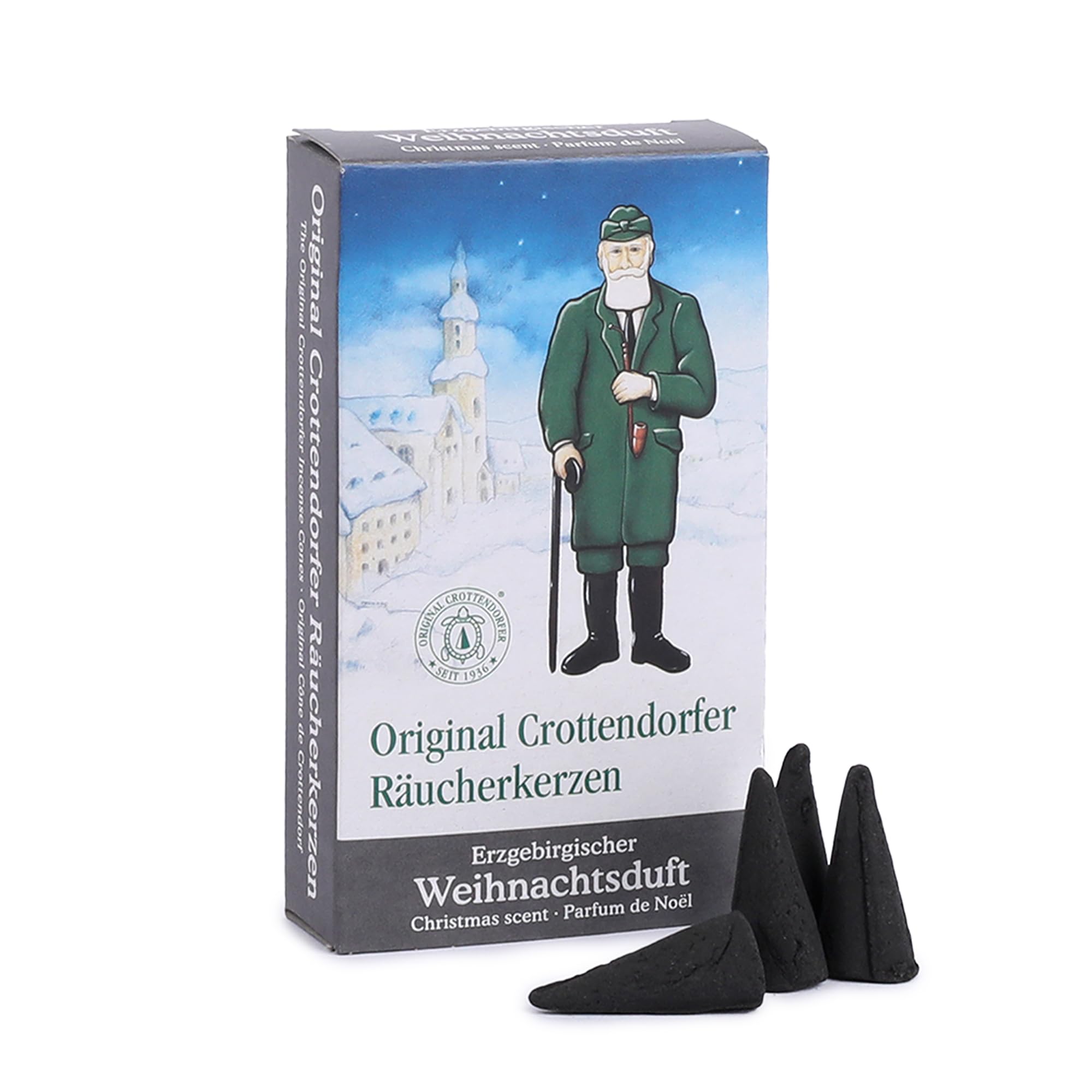 Crottendorfer Incense - Christmassy Scent (Erzgebirge), Pack of 24