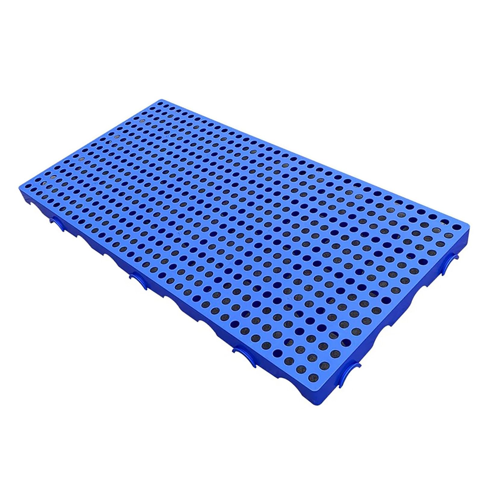 Paletas de Plástico de Alta Resistencia, Semi Palet de Polipropileno, Rejilla Plataforma Ventilación Impermeable, para Suelos de garajes, Almacenes, Naves(60x40x5cm)