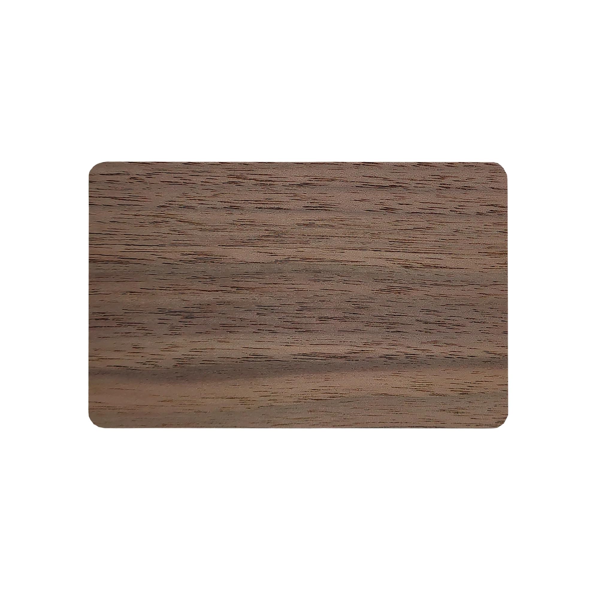 20-Pack NFC Wooden Cards with NFC213 Chip, Ideal for Social Identification & Digital Business Cards (Black Walnut)