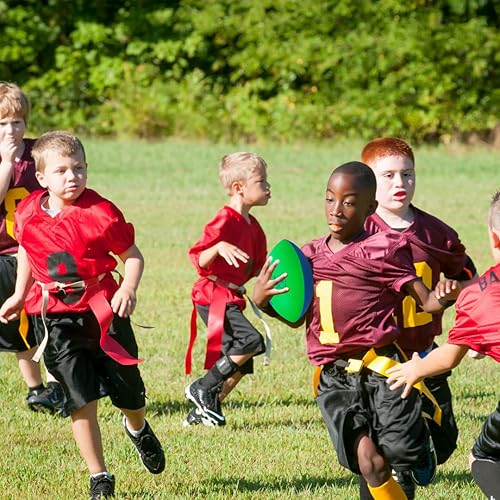Miniatura 12 de Macro Giant - Juego de 4 mini fútbol de espuma de poliuretano de 9 pulgadas, colores básicos, práctica de entrenamiento, pelota