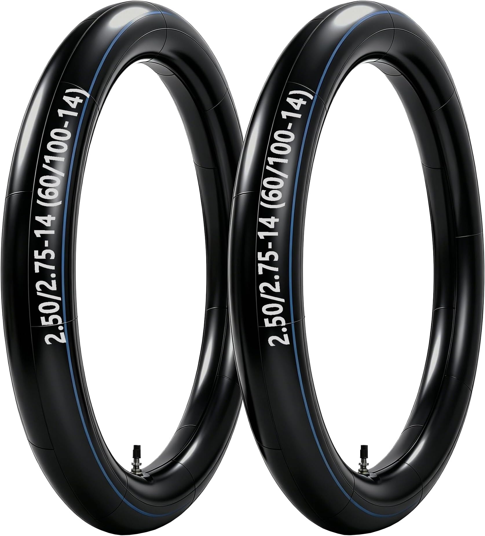 New 2.5-14 Inner Tube (2PCS) For 50cc 70cc 90cc 110cc 125cc Pit Dirt Bike SSR YCF Atomik BSE Apollo Stomp Piranha DHZ Thumpstar SDG