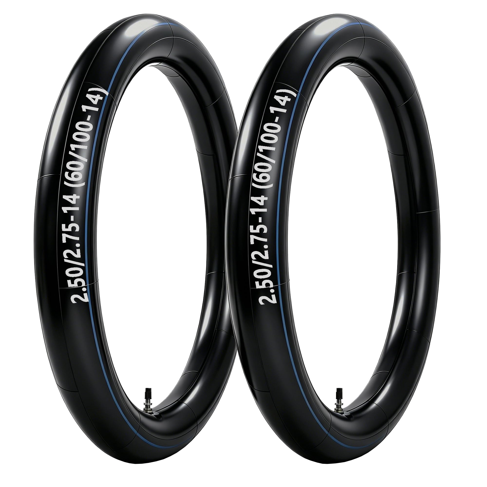New 2.5-14 Inner Tube (2PCS) For 50cc 70cc 90cc 110cc 125cc Pit Dirt Bike SSR YCF Atomik BSE Apollo Stomp Piranha DHZ Thumpstar SDG