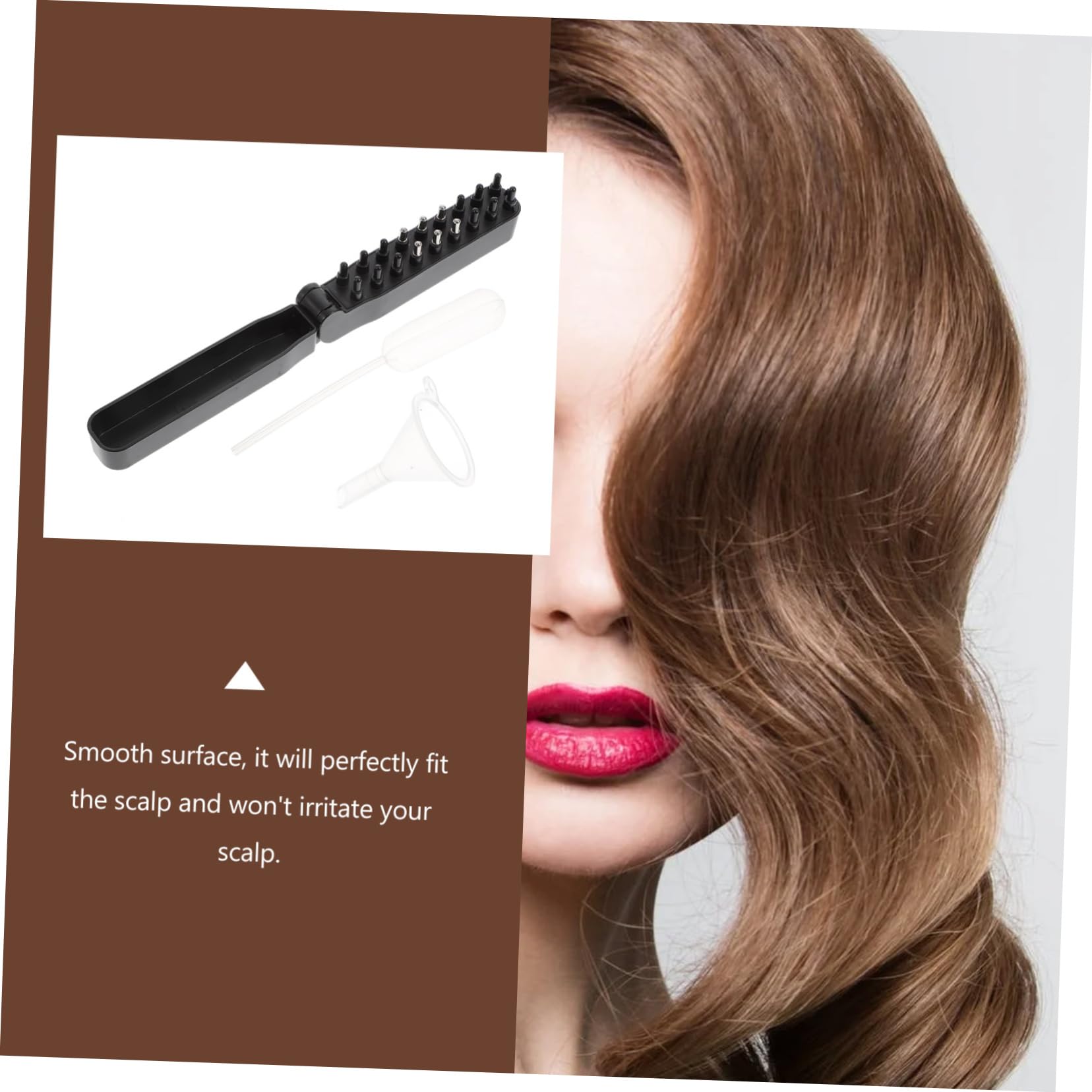 DONFAMDS 1Set Serum Applicator Scalp Massage Tool for Women Essential Oil Application Portable Care Supply for Home and Travel Use