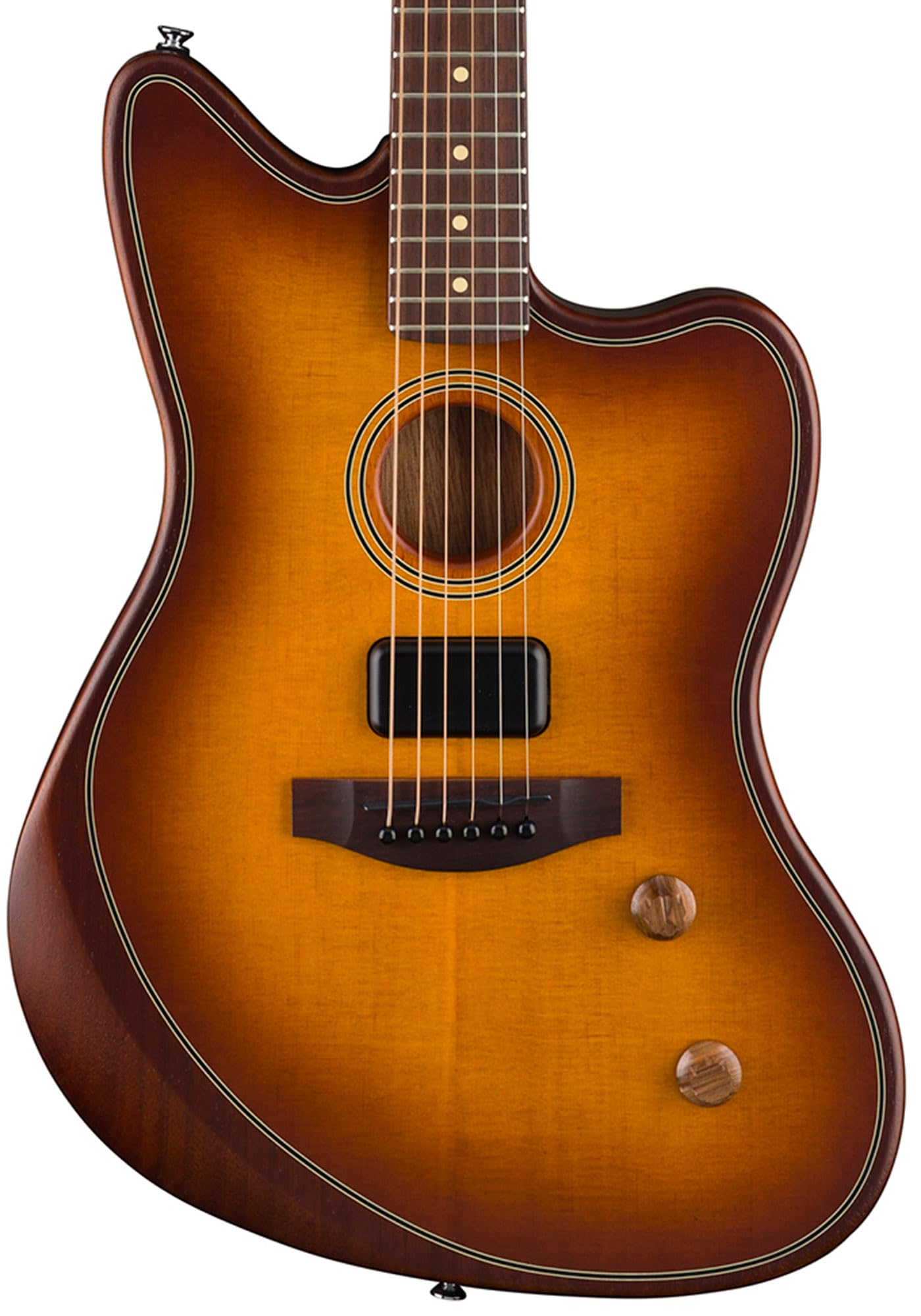 Amazon.com: Fender Acoustasonic Standard Jazzmaster Acoustic