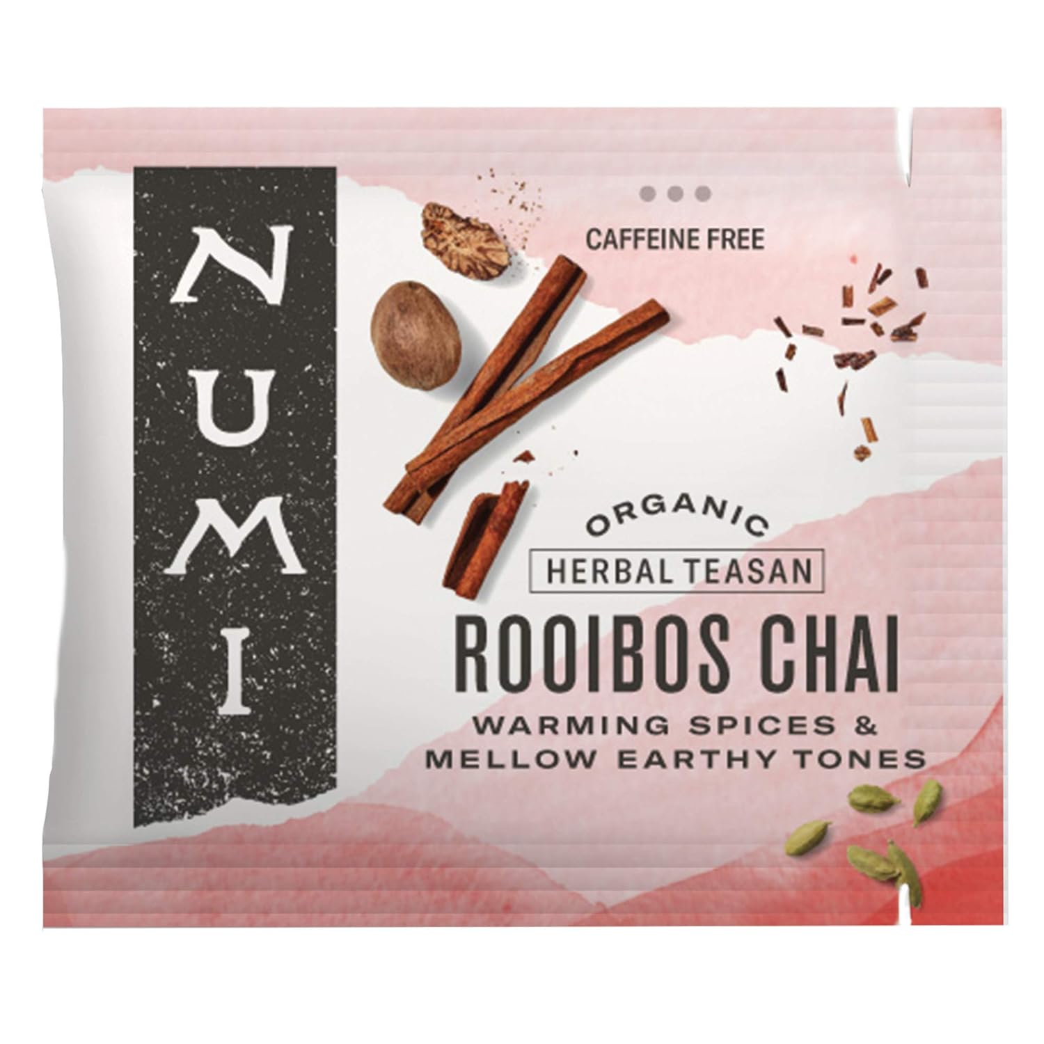 Numi Organic Rooibos Chai Tea, 100 Tea Bags, Herbal Red