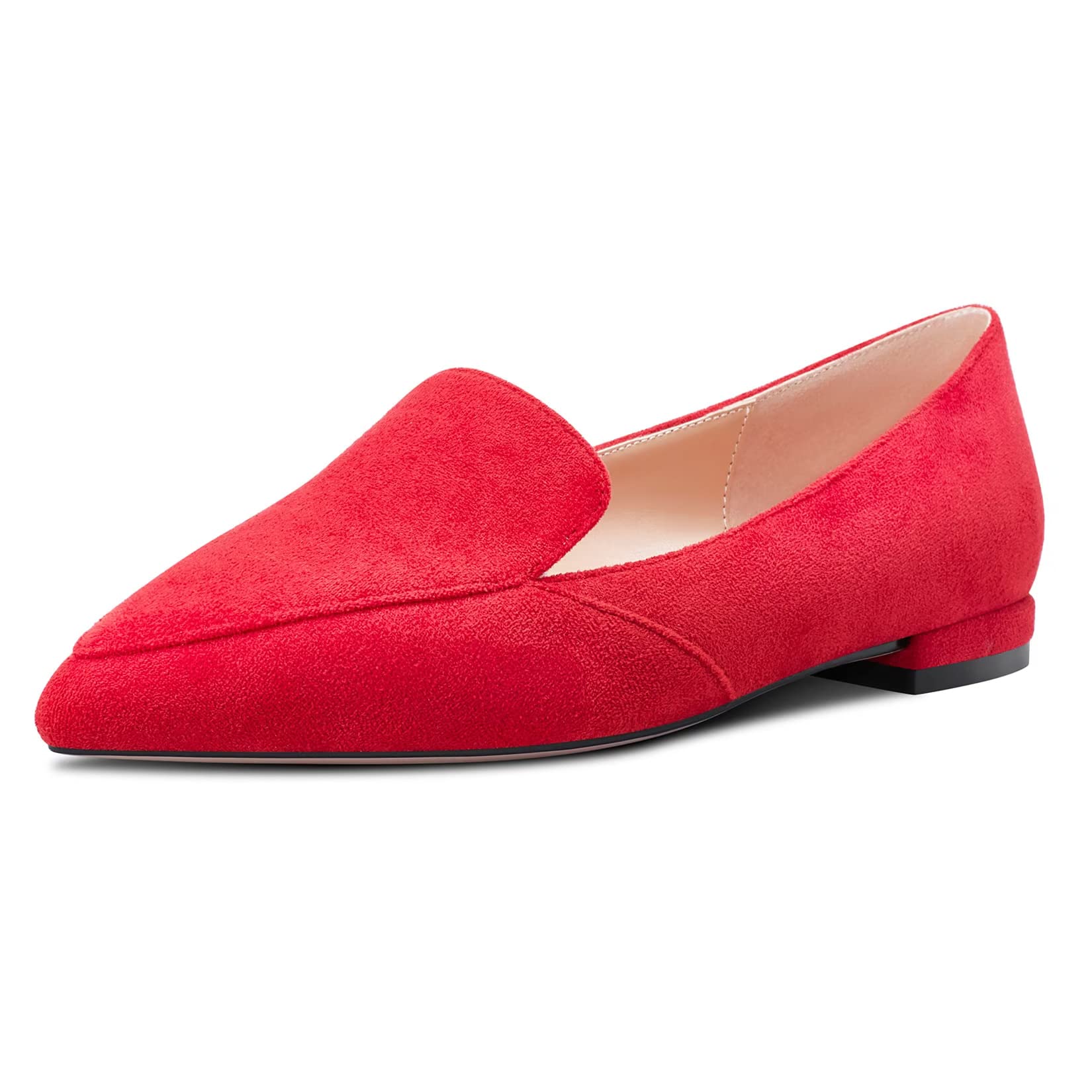 Castamere Mujer Bajos Heel Puntiaguada Punta Slip-on Pumps de Boda Oficina Zapatos