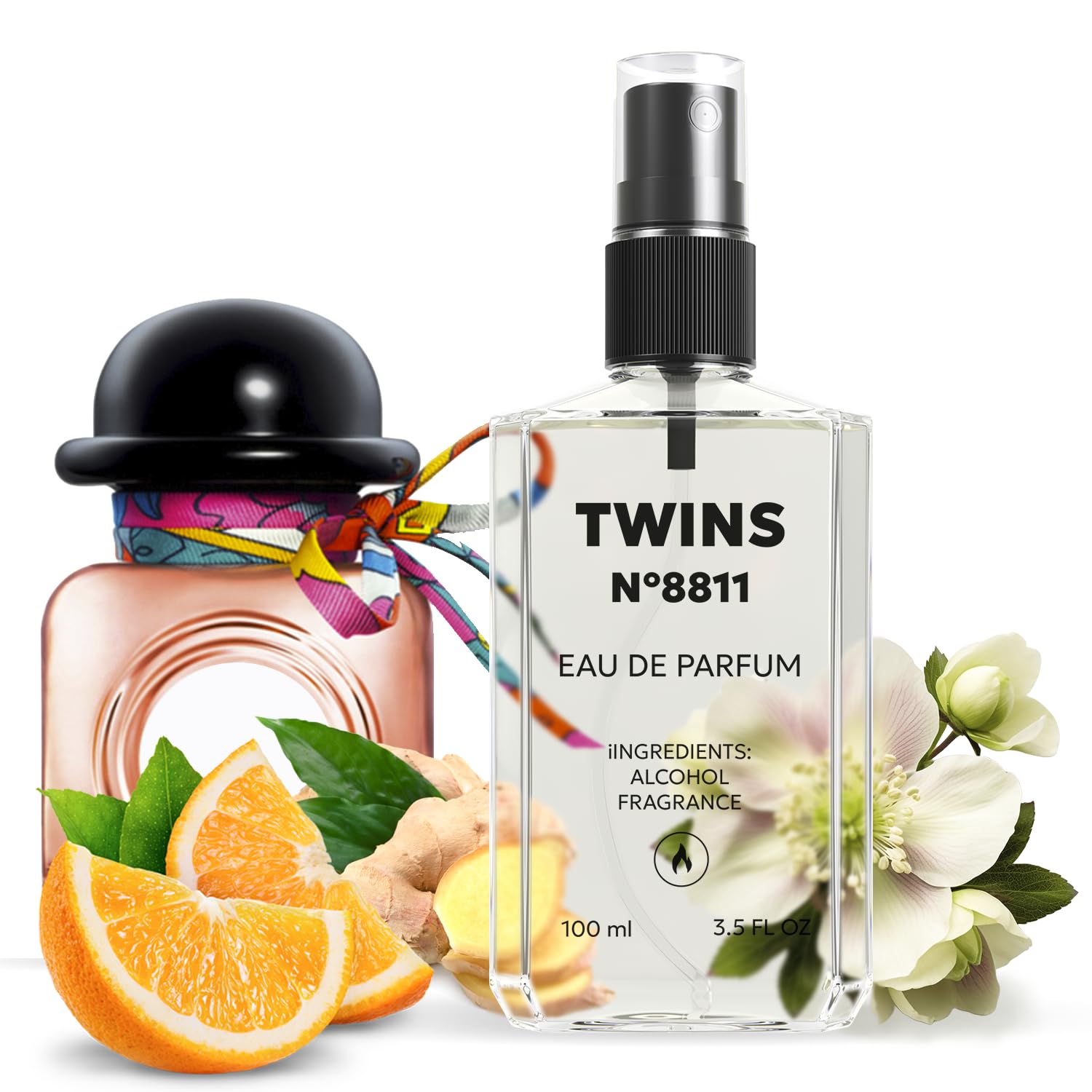 TWINS Impression of Twily | Perfume for Women Eau de Parfum | No.8811 | 3.4 Fl Oz / 100 ml